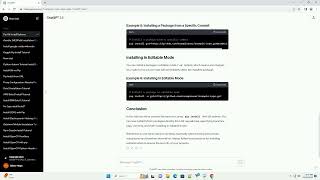pip install git options