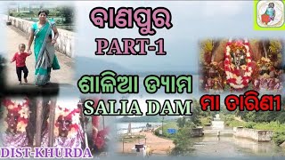 ବାଣପୁର TOURS//BANPUR TOURS// ଶାଳିଆ ଡ୍ୟାମ//SALIA DAM/ଝିଟିକା ପଲ୍ଲୀ     ମା ତାରିଣୀ/PRABHU KA FUNDA VLOG