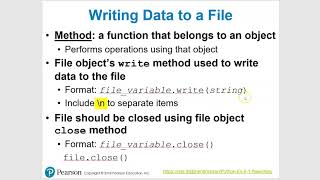 Python 6.1 (part 2) - Introduction to File Input and Output (read, write, append)