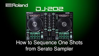 Roland DJ-202 - How to Sequence One Shots from Serato Sampler