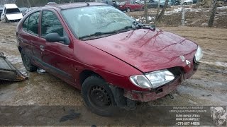 AUTOMOBILIU DALYS - RENAULT MEGANE, 1996 1.6 55KW BENZINAS MECHANINE HECBEKAS