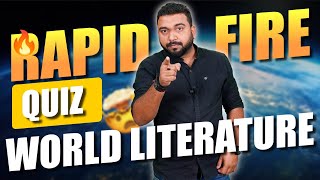 Exam Time Rapid Fire Revision Session “WORLD LITERATURE “ ! UGC NET English ! Vineet Pandey