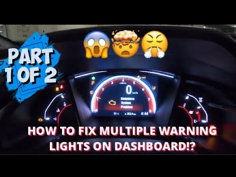 How To Fix Multiple Warning Lights On Dashboard Of 10th Gen Honda Civic How To Fix Multiple Warning Lights On Dashboard Of 10th Gen Honda Civic