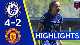 Chelsea 4-2 Manchester United | The Blues Retain The WSL Title | Women's Super League Highlights