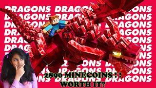 DRAGONS ++ 2890 MINECOINS for this Minecraft Marketplace Map - IS it worth it