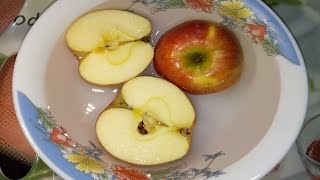 Boil apple in water then drink it \u0026 see what happens