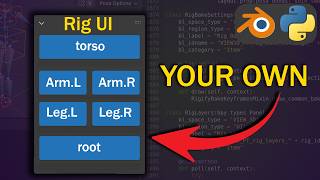 Create a Simple Rig UI with Blender Python