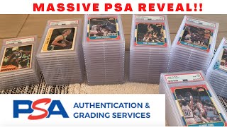 Massive 97 Card PSA Reveal.  Mostly 1986 Fleer Basketball with Some Other Fun!