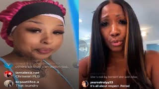 Chrisean Rock Gets Exposed By Blueface Mom Karlissa On IG Live! FULL