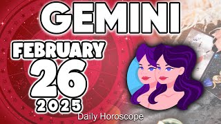 𝐆𝐞𝐦𝐢𝐧𝐢 ♊ ✝️A BEING FROM BEYOND SENDS YOU A GIFT 😇🎁 Horoscope for today FEBRUARY 26 2025 🔮 #horoscope