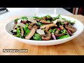 mushroom salad recipe garlic mushroom dish u0026 devour