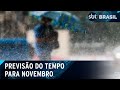 Novembro terá chuvas acima da média em grande parte do Brasil; veja previsão | SBT Brasil (31/10/24)