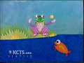 frog and fish playing with pebble pbs kcts 9 bumper 2002