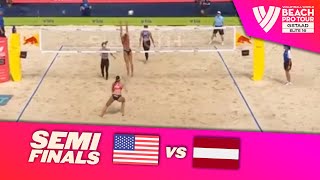 Nuss/Kloth vs. Tina/Anastasija - Semi Final Highlights | Gstaad 2024 #BeachProTour