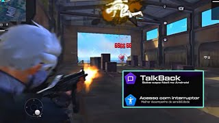 SENSI ALTA🔥 TALKBACK E ACESSO COM INTERRUPTOR ATUALIZADO! FREE FIRE