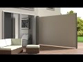 TecTake - Garden side awning sunshade retractable aluminium TecTake - Garden side awning sunshade retractable aluminium