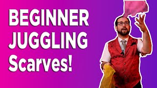 How to Juggle 4 Scarves! (Advanced Scarf Juggling tutorial)