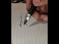 lamy 2k om writing sample