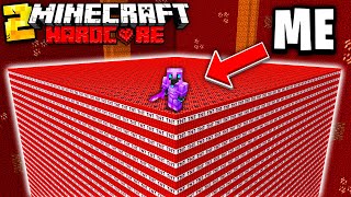 I Blew Up 10,000 TNT for NETHERITE in Minecraft Hardcore
