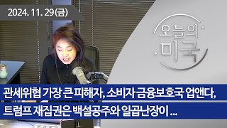 [오늘의 미국 112924] 트럼프 재집권은 백설공주와 일곱난장이, 관세위협 가장 큰 피해자, 소비자 금융보호국 업앤다, 폭스뉴스 황금기, 트럼프우려로 이자율 내린 한국