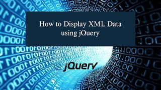How to Display XML Data using jQuery