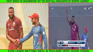 West Indies Vs Afghanistan 1st T20 2019 Full Highlights