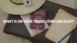 Allianz Worldwide Partners  | What is on your travel item checklist?
