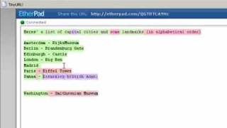 Etherpad Demo for Education