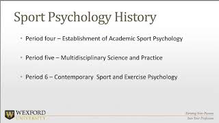 Introduction to Sports Psychology Part 1 |  Education for Health and Fitness Professionals