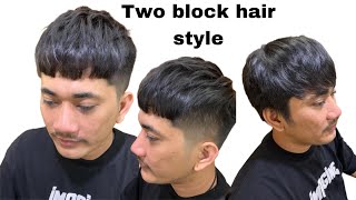 Jenis Rambut jigrak minta di potong Two Block