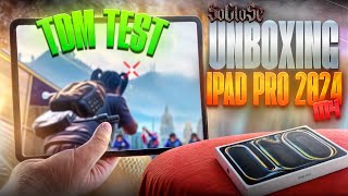 Unboxing New ipad pro 2024 \u0026 Test for pubg TDM🤯‼️