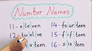How To Teach Number Names from 11 to 100 Easily !!!