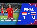 INDONESIA VS THAILAND 1 - 0 | FINAL AFF U-19 CHAMPIONSHIP | HIGHLIGHT