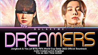 Jungkook & You of BTS 'Dreamers' (FIFA World Cup 2022) (Color Coded Lyrics Eng/Esp)【GALAXY MC】
