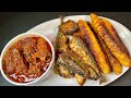 HOW TO MAKE  NIGERIAN BOLE: WITH PEPPERED SAUCE AND ROASTED FISH