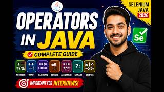 163. Operators in Java (Selenium Java 2026)