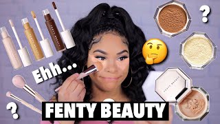 TESTING NEW FENTY BEAUTY CONCEALER & SETTING POWDER | HOT OR NOT?