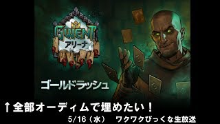 アンケ付き！シラード✖4とゴウンターが肝◎【グウェント】Gwent 5/16（水）生放送🐕ﾜﾝ