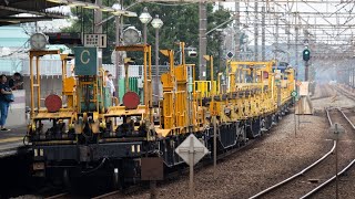 【下がれって言ってんだろ!!】大荒れの新座駅 EF64-37+ロンチキC編成 通過 松本工臨