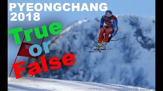 Pyeongchang Olympics 2018 l True or False
