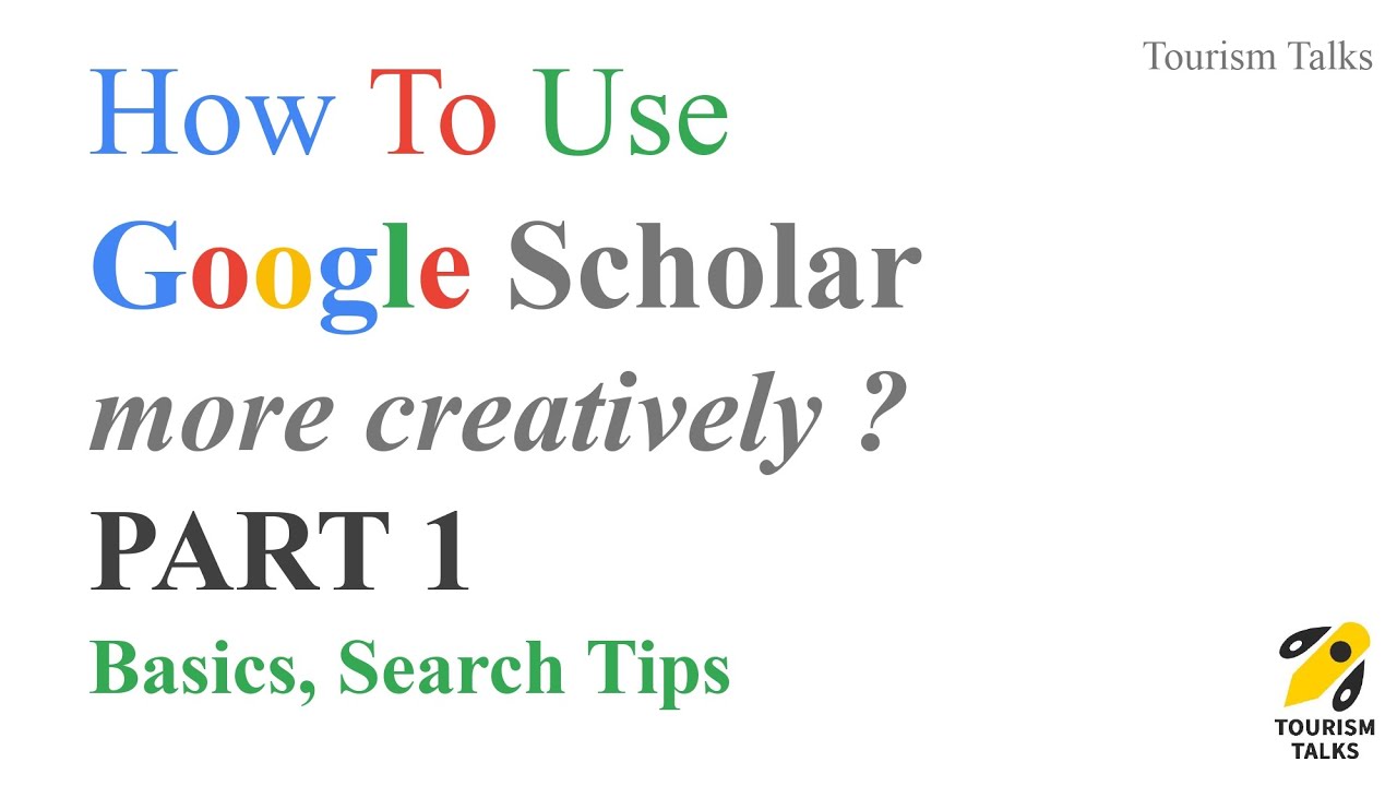 P1 Google Scholar Tips & Tricks I How To Use Google Scholar For ...