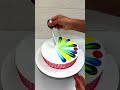 rainbow 🌈colour design b shortvideo reelsshorts cakeshorts ytshort cakedesign