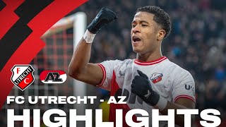 FC Utrecht toont VEERKRACHT en pakt punt tegen AZ 💪 | HIGHLIGHTS