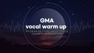 여자보컬 발성연습 1.5스케일ㅣvocal warm up exercises for female (1.5 scale)