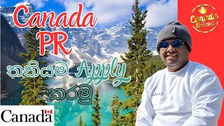 කැනඩා PR තනියම apply කරන විදිය /How to Apply for Canada PR Without an Agent - Step by Step (2024)