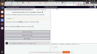 Lesson 5 | Basic JavaScript | Initializing Variables with the Assignment Operator