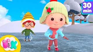 Seasons of the Year Song for Kids 🍂❄️ Winter, Autumn, Summer, Spring | HeyKids Nursery Rhymes