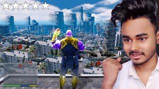 GTA 5: BECOMING THANOS AND DESTROYING THE CITY OF LOS SANTOS