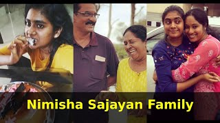 Kerala State Award Best Actress Winner Nimisha Sajayan and Family