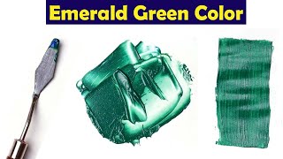 How To Make Emerald Green Color - Mix Acrylic Colors